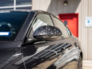 Alfa Romeo Giulia Mirror Covers - Carbon Fiber - Caps - Feroce Carbon - Forged Carbon